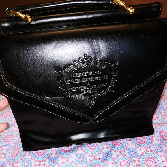 Bellerose Handbags - Bella Rose Black Hand Bag
